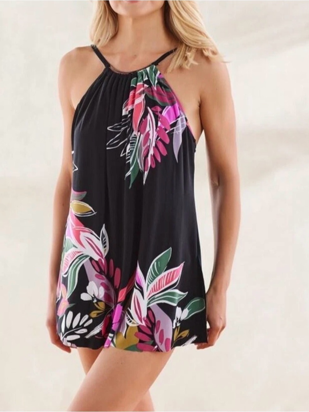 Magicsuit Women's Swimsuit Size 12 In Place Parker Floral Swimdress One Piece